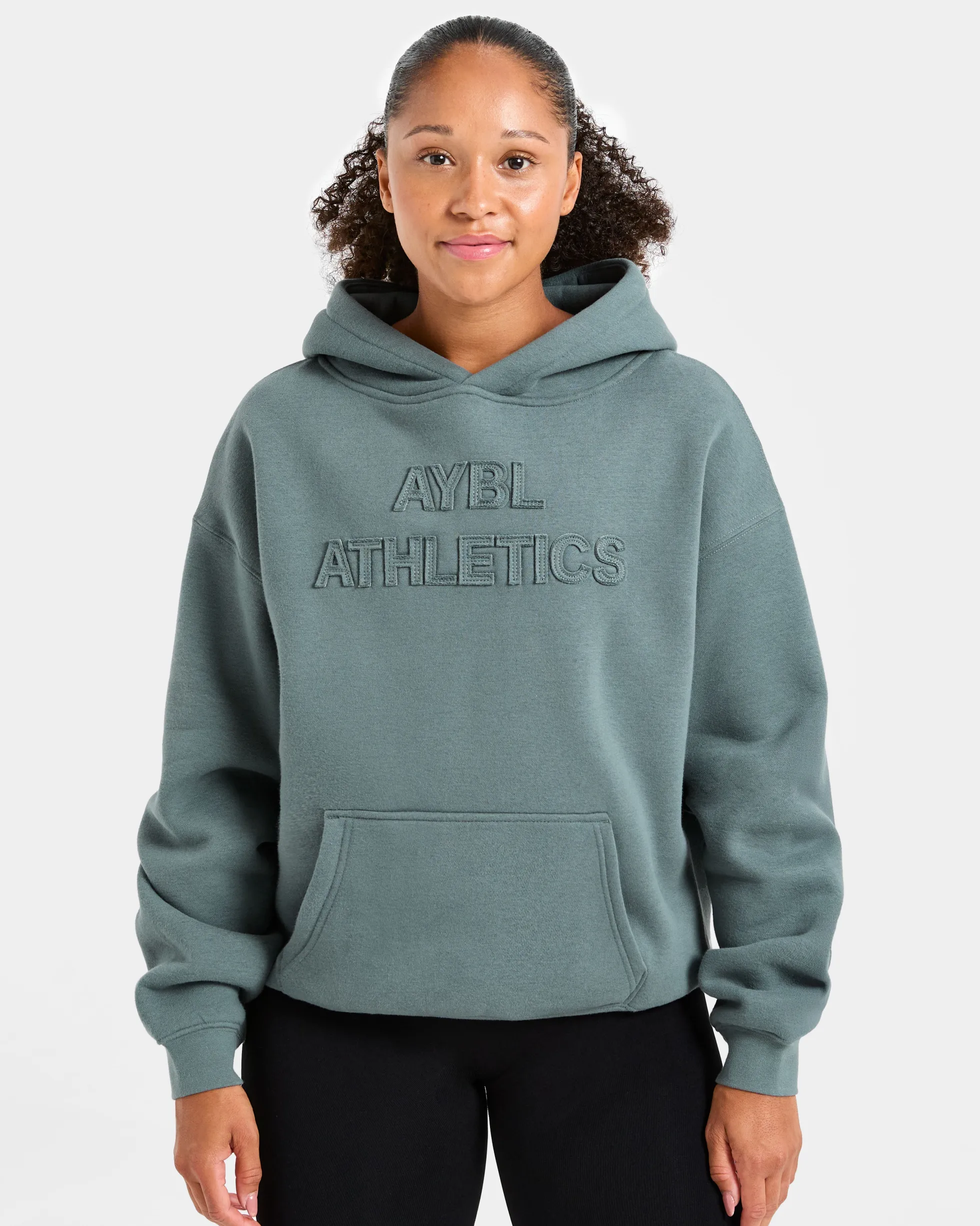 Athletics Applique Oversized Hoodie