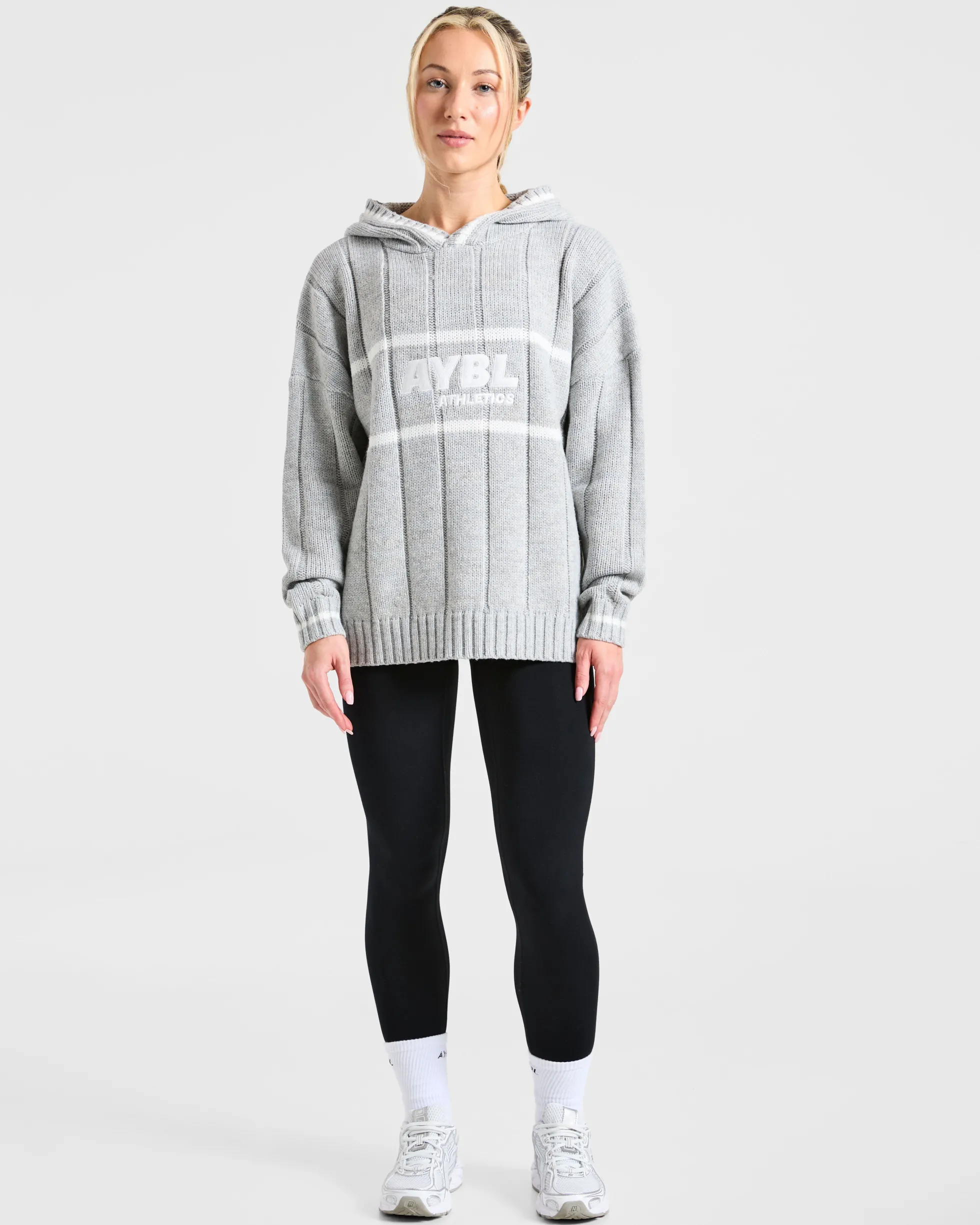 Athletics Oversized Knitted Hoodie