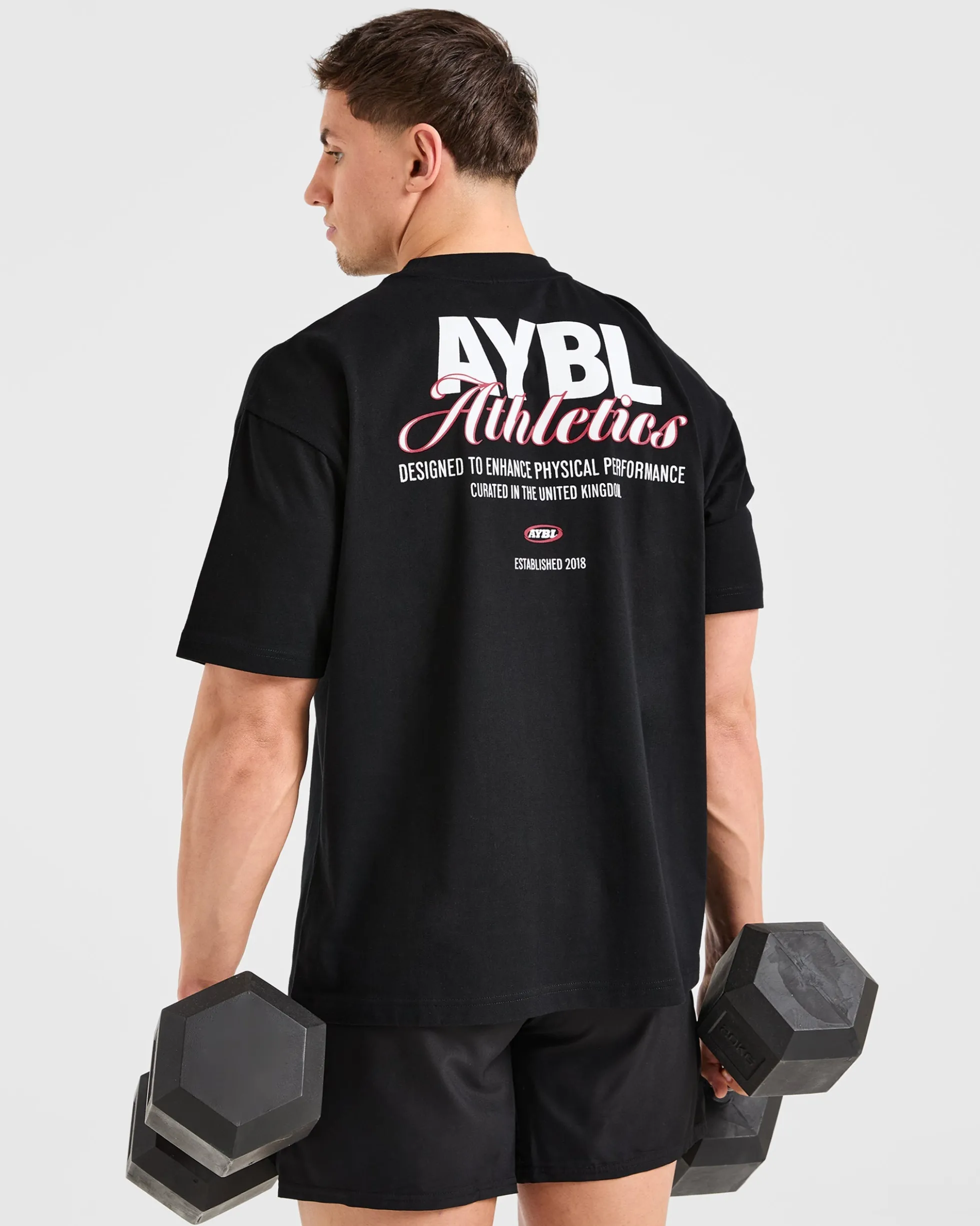Athletics Script Oversized T Shirt