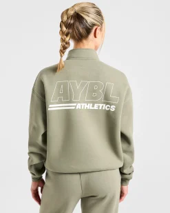 Athletics Track Oversized 1/4 Zip Pullover