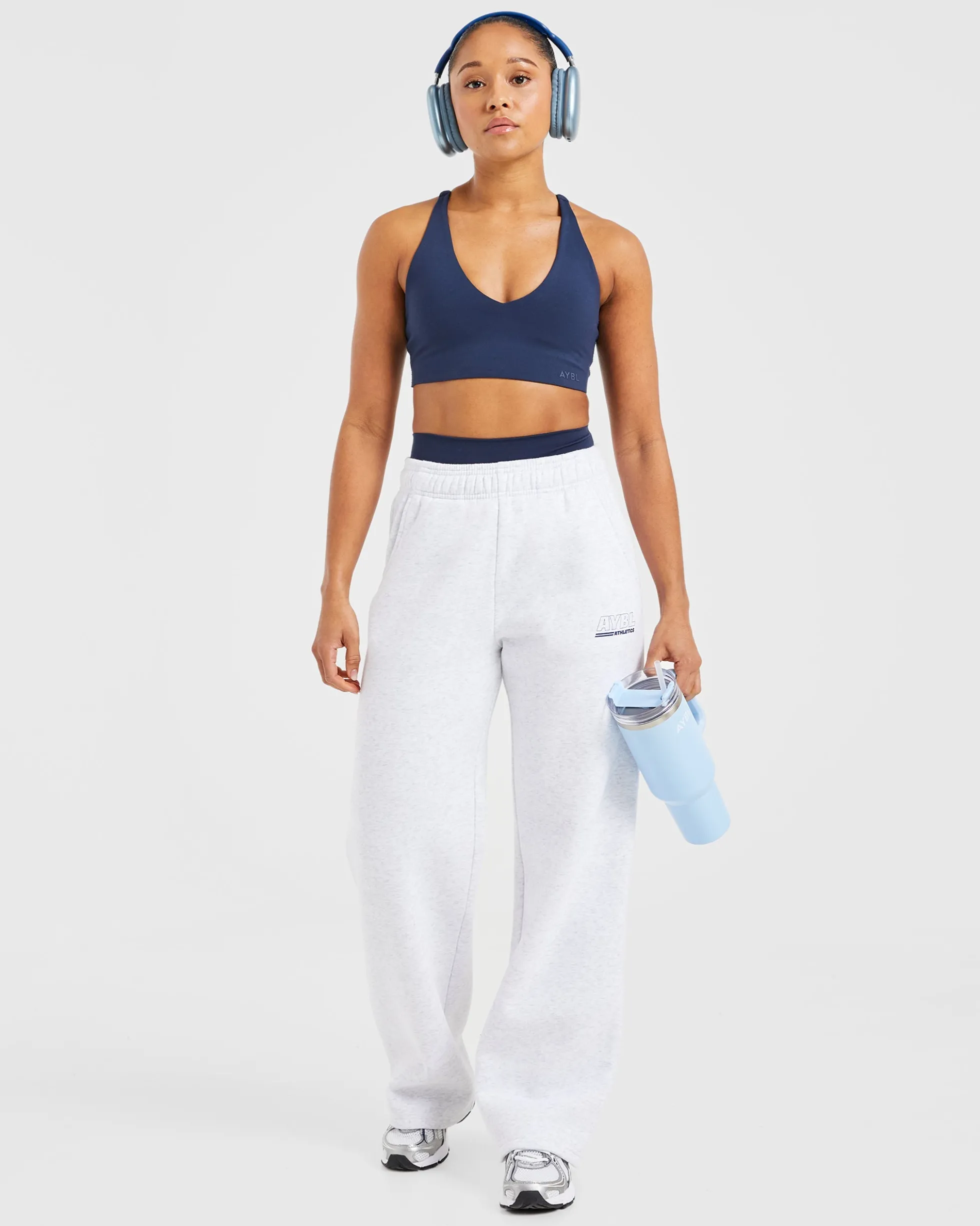 Athletics Track Oversized Straight Leg Joggers