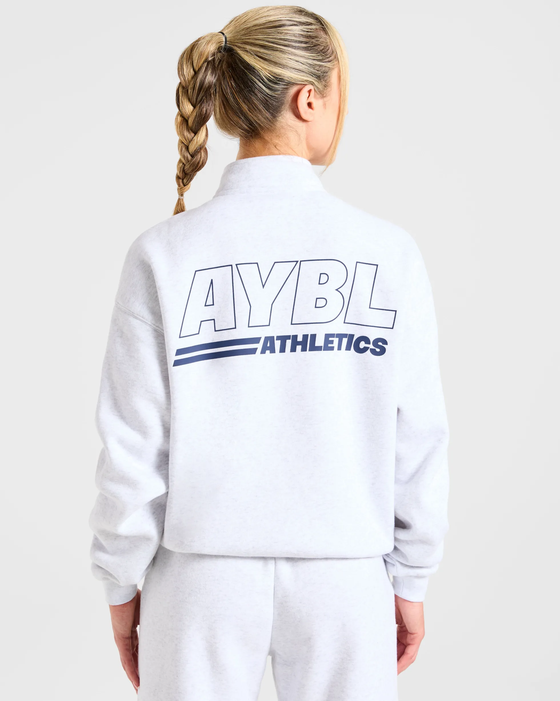 Athletics Track Oversized 1/4 Zip Pullover