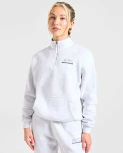 Athletics Track Oversized 1/4 Zip Pullover