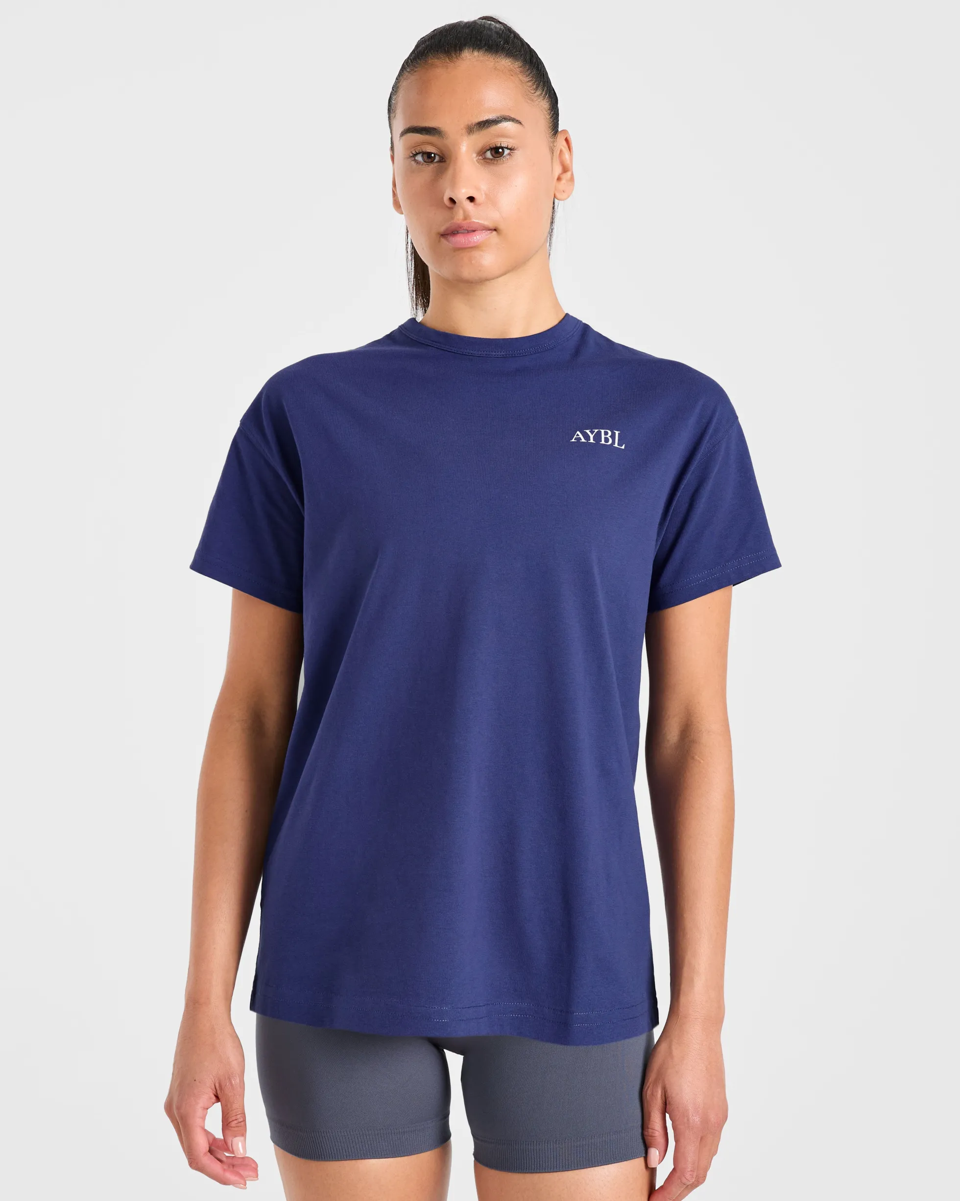 AYBL Sports Club Script Oversized T Shirt
