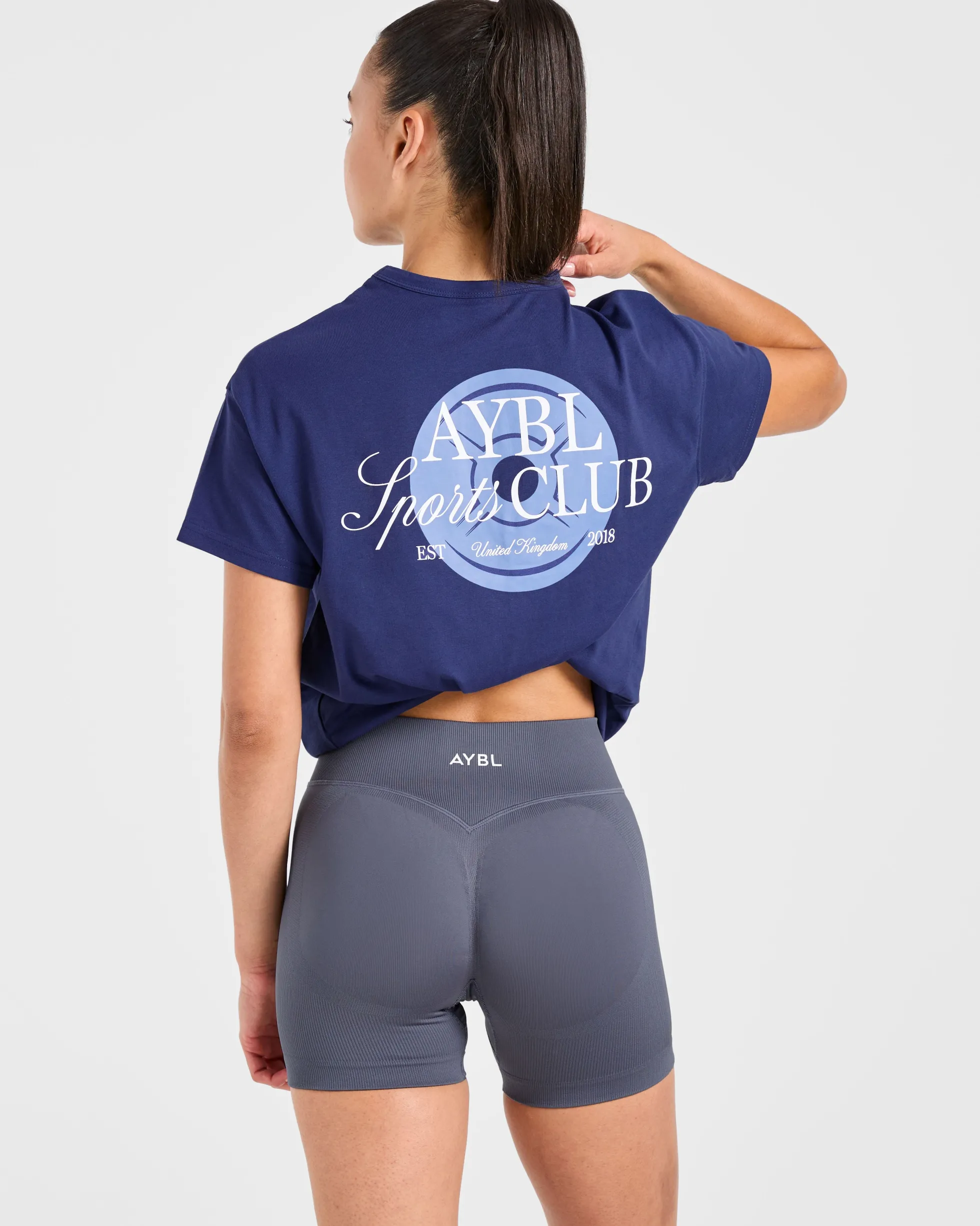 AYBL Sports Club Script Oversized T Shirt