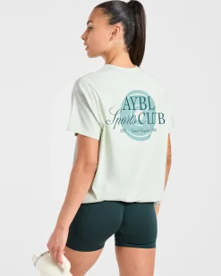AYBL Sports Club Script Oversized T Shirt