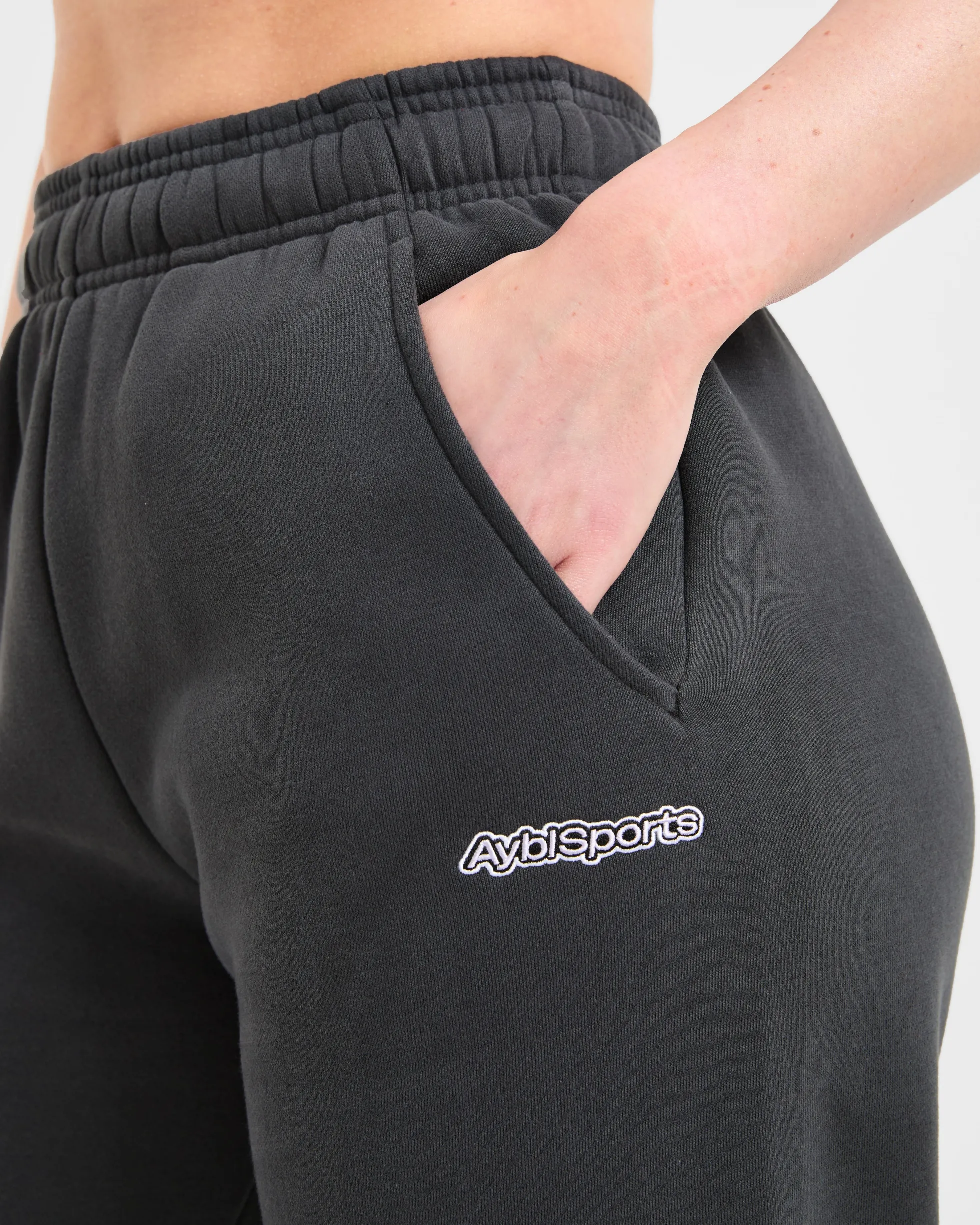 AYBL Sports Outline Oversized Straight Leg Joggers