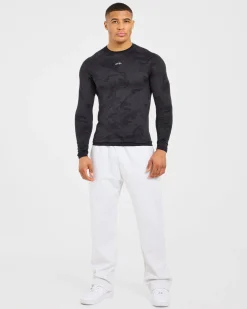 Camo Seamless Long Sleeve T Shirt