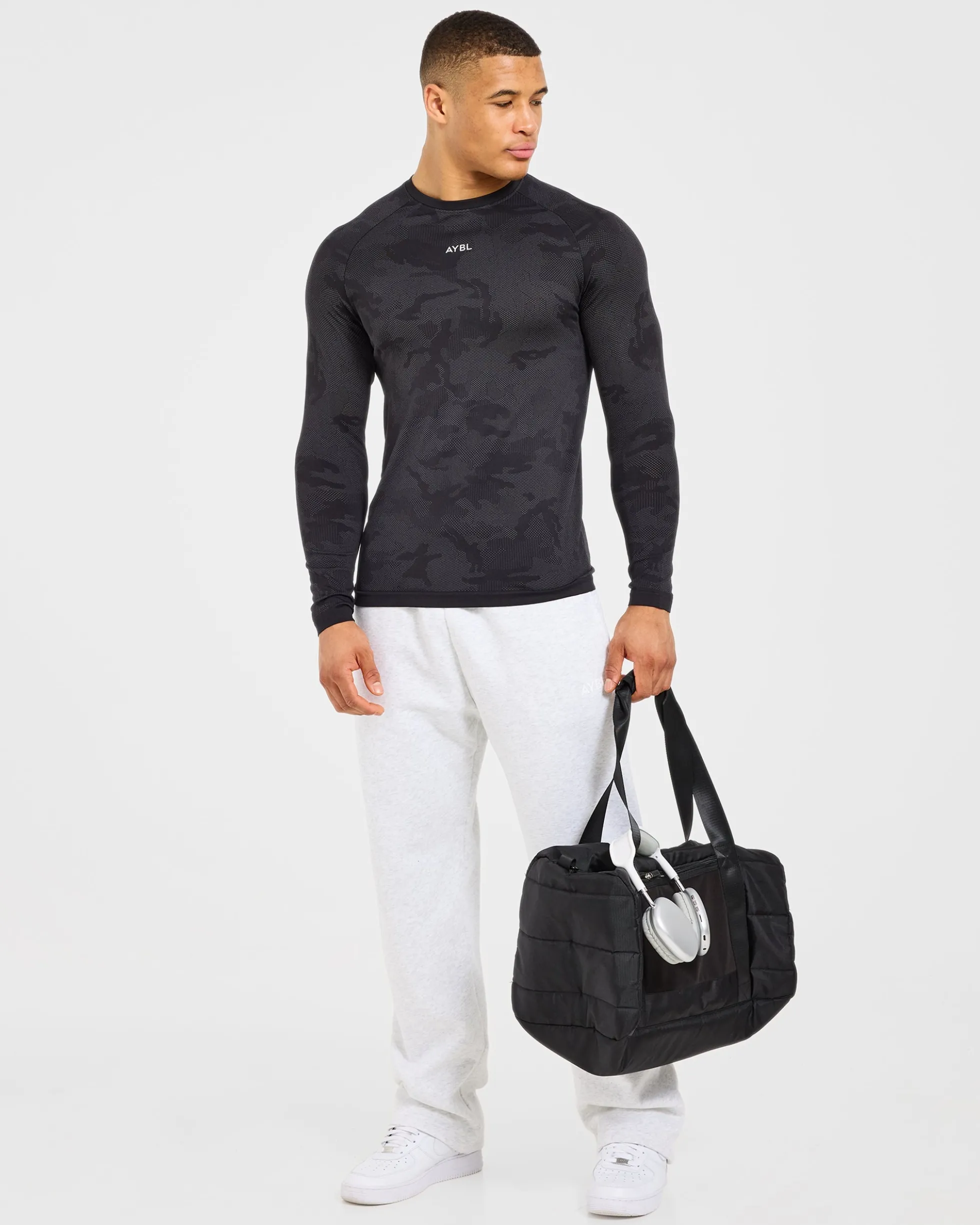 Camo Seamless Long Sleeve T Shirt