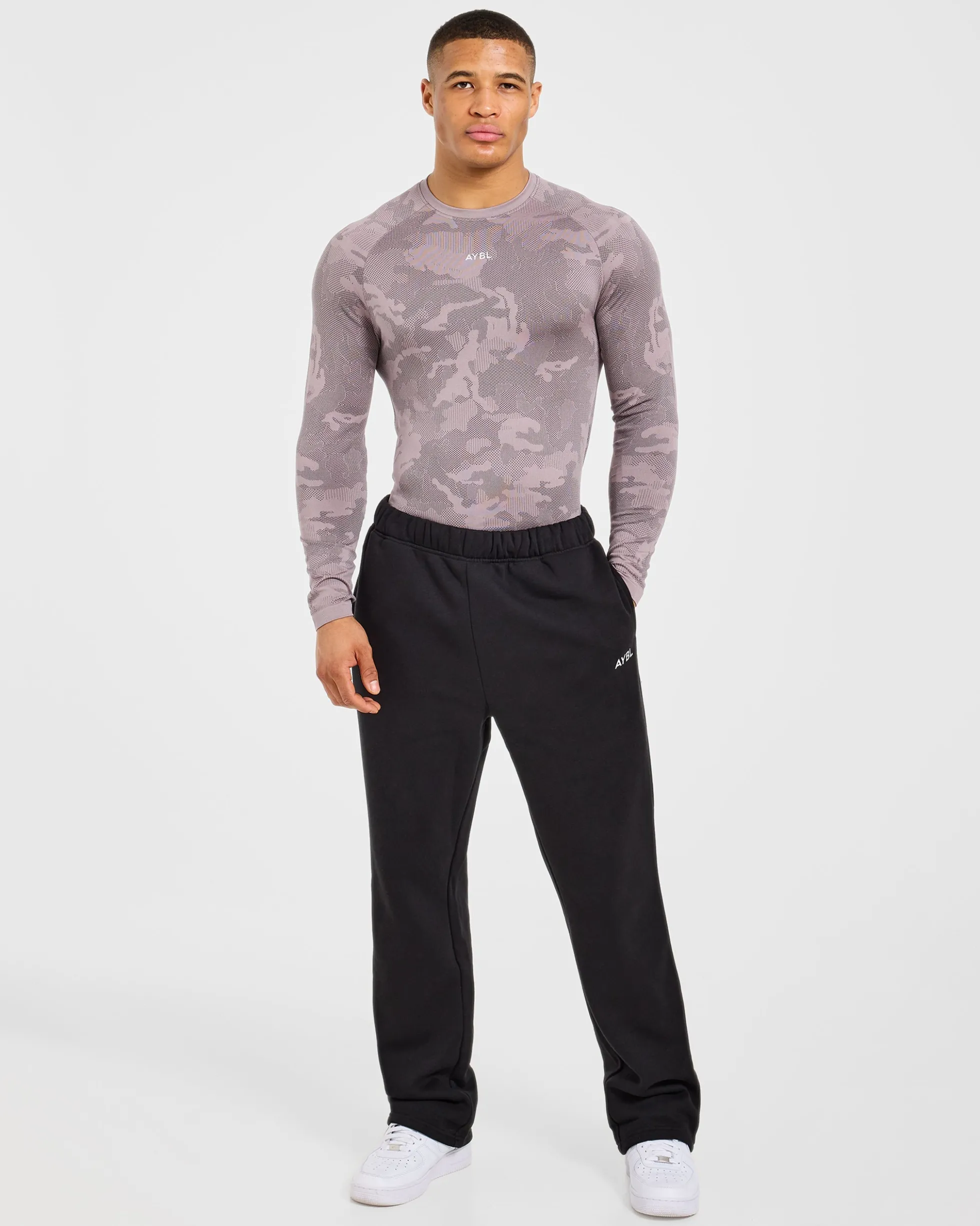 Camo Seamless Long Sleeve T Shirt