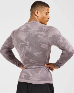 Camo Seamless Long Sleeve T Shirt