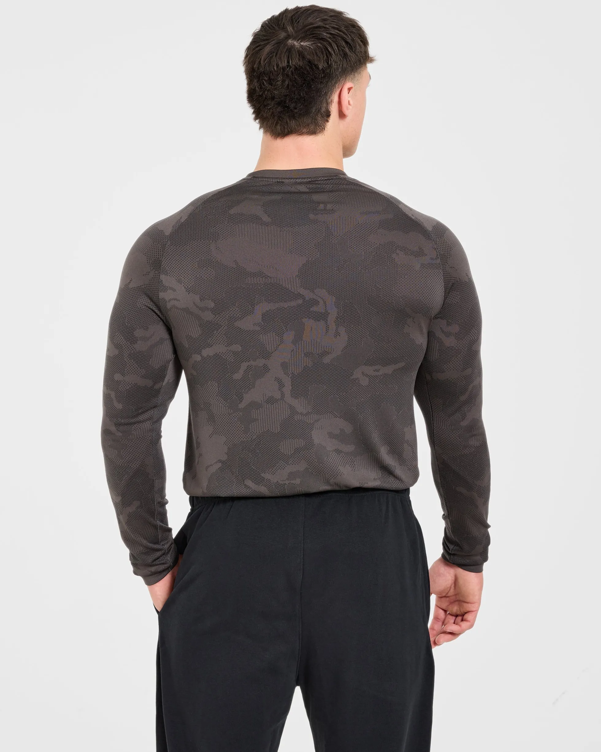 Camo Seamless Long Sleeve T Shirt