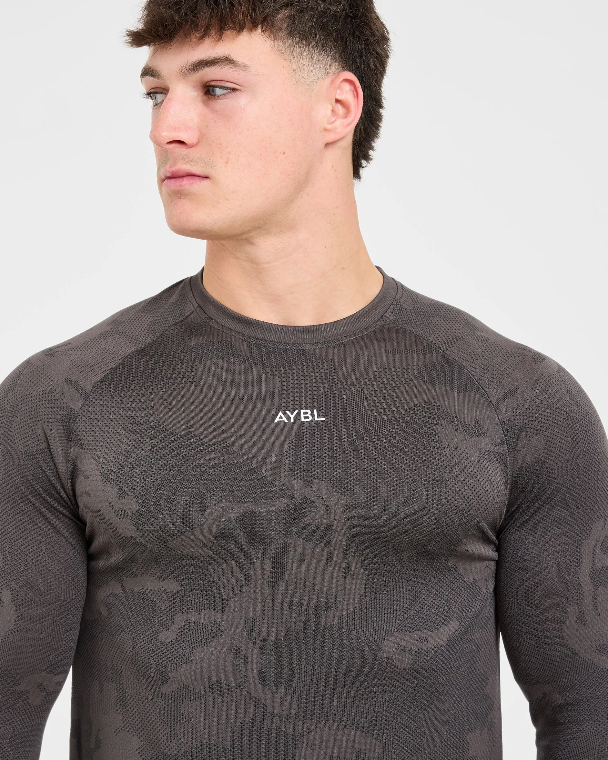 Camo Seamless Long Sleeve T Shirt