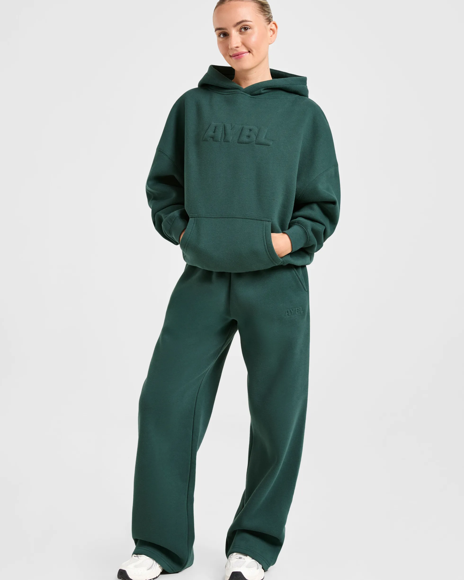 Classic Plush Oversized Straight Leg Joggers