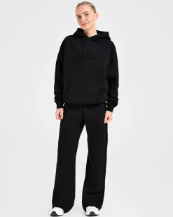 Classic Plush Oversized Straight Leg Joggers
