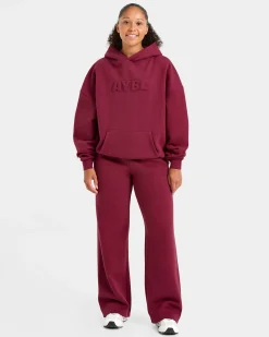 Classic Plush Oversized Straight Leg Joggers