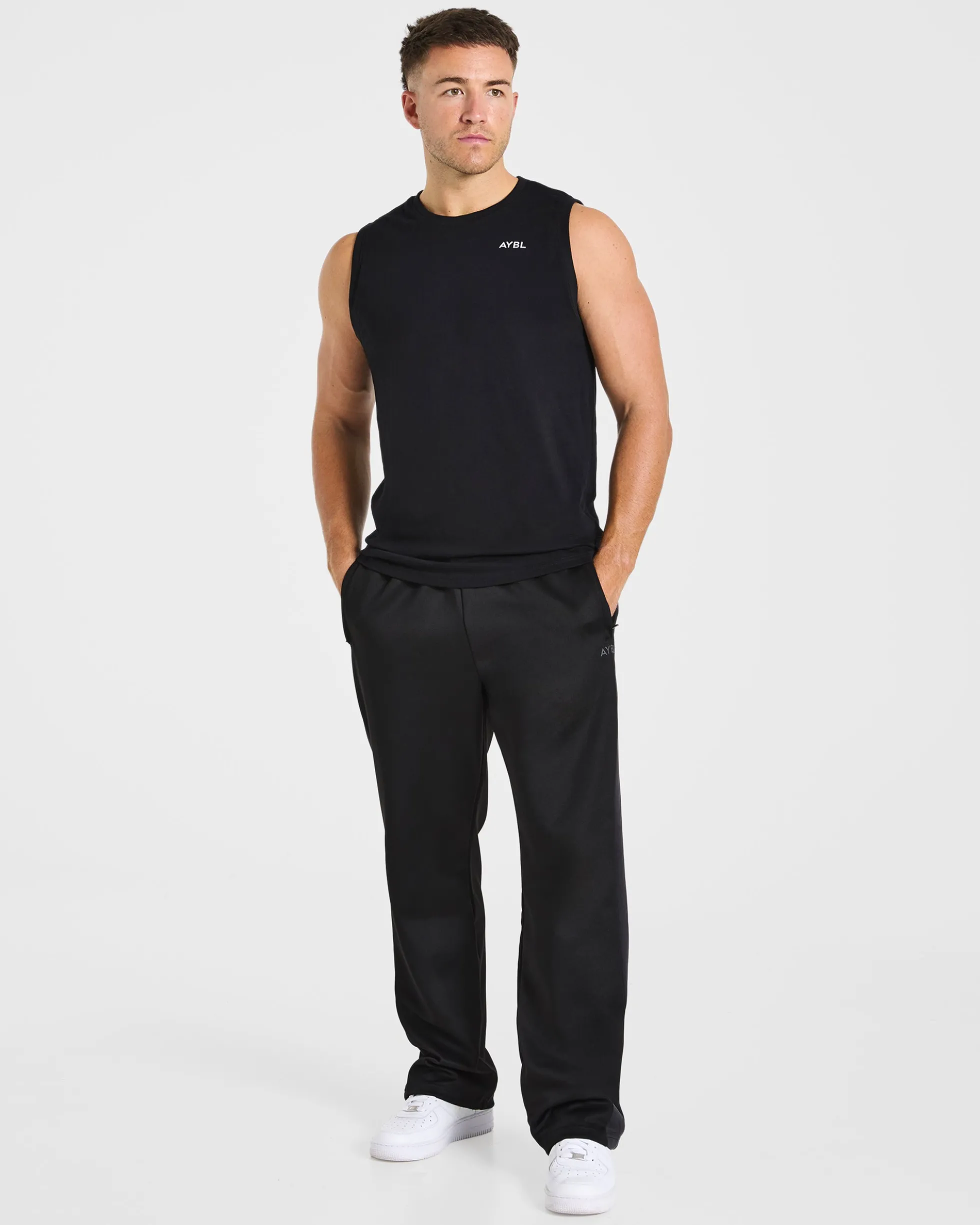 Classic Track Straight Leg Joggers