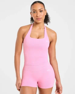 Enhance Seamless Halterneck Top