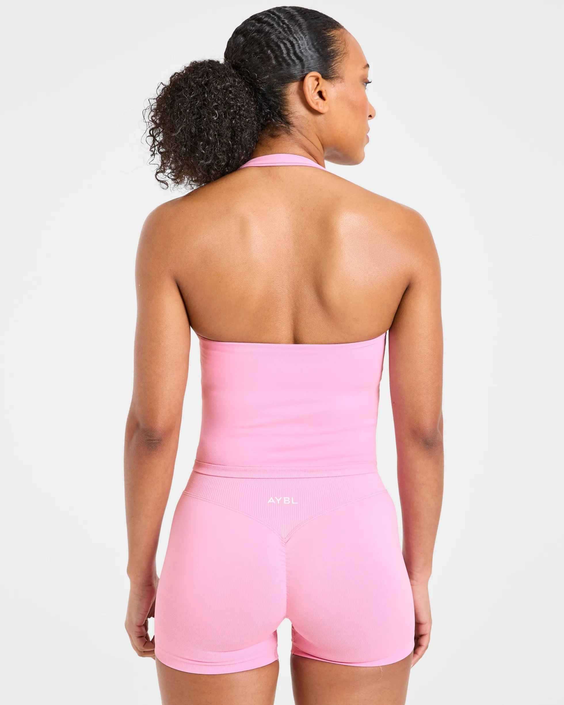Enhance Seamless Halterneck Top