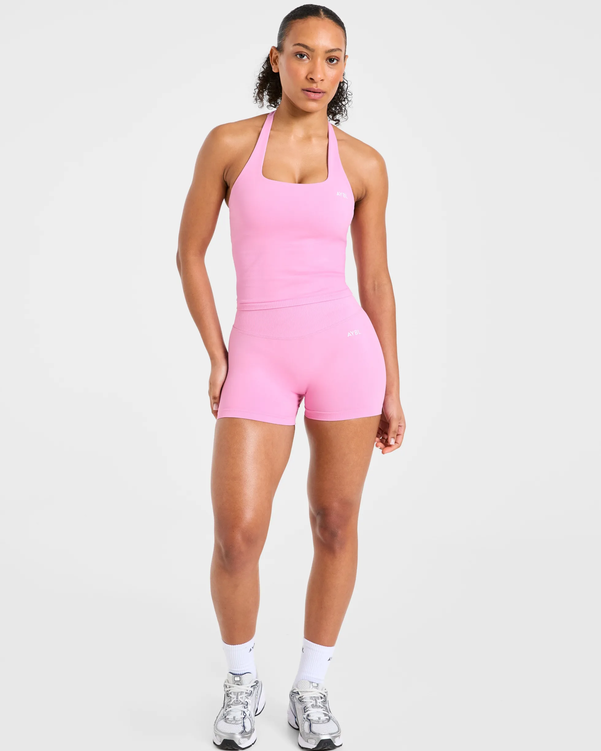 Enhance Seamless Halterneck Top