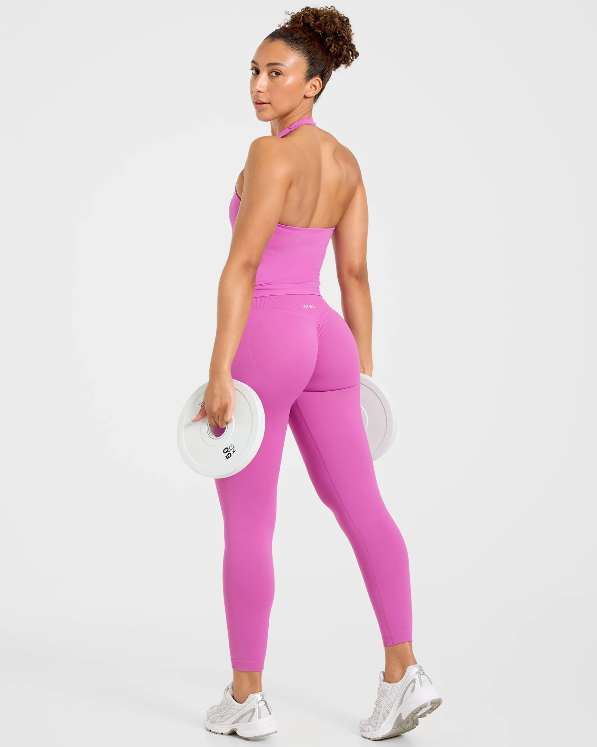Enhance Seamless Halterneck Top