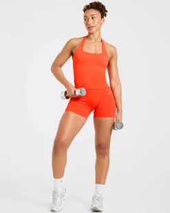 Enhance Seamless Halterneck Top