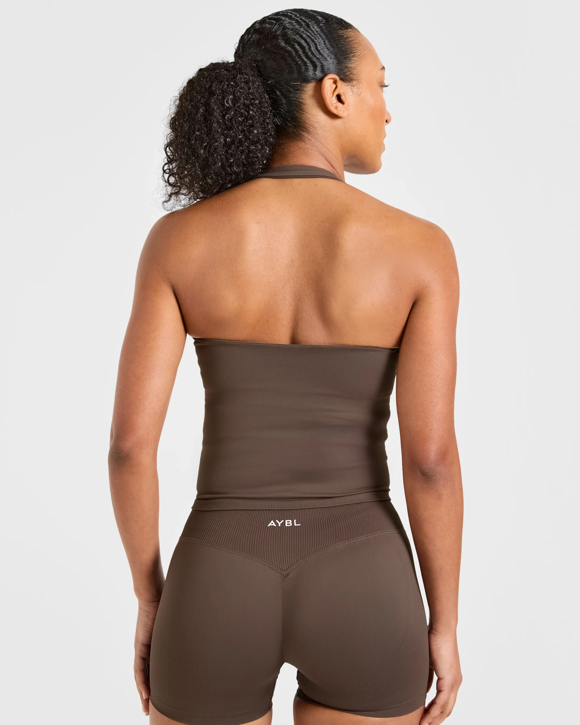 Enhance Seamless Halterneck Top