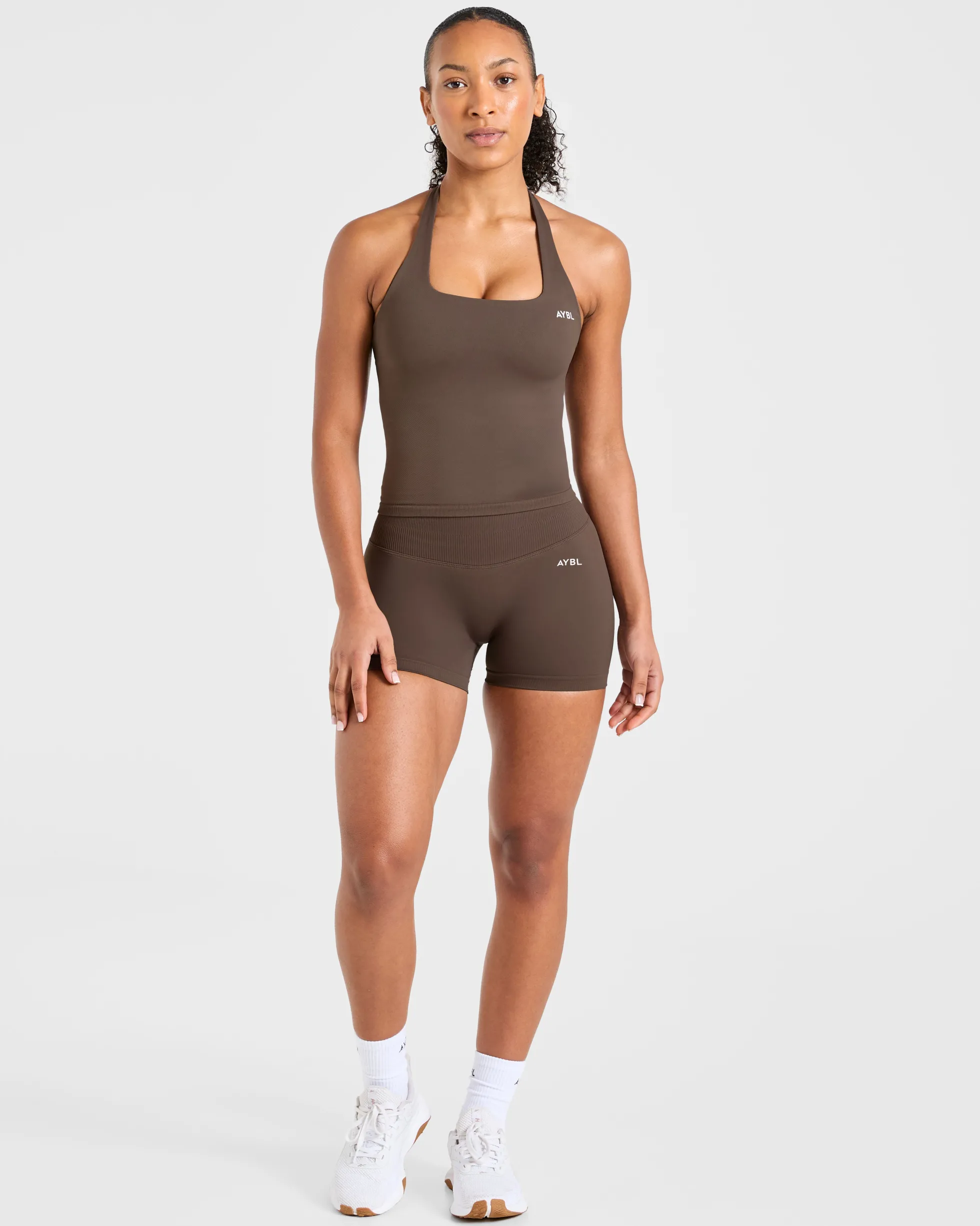 Enhance Seamless Halterneck Top