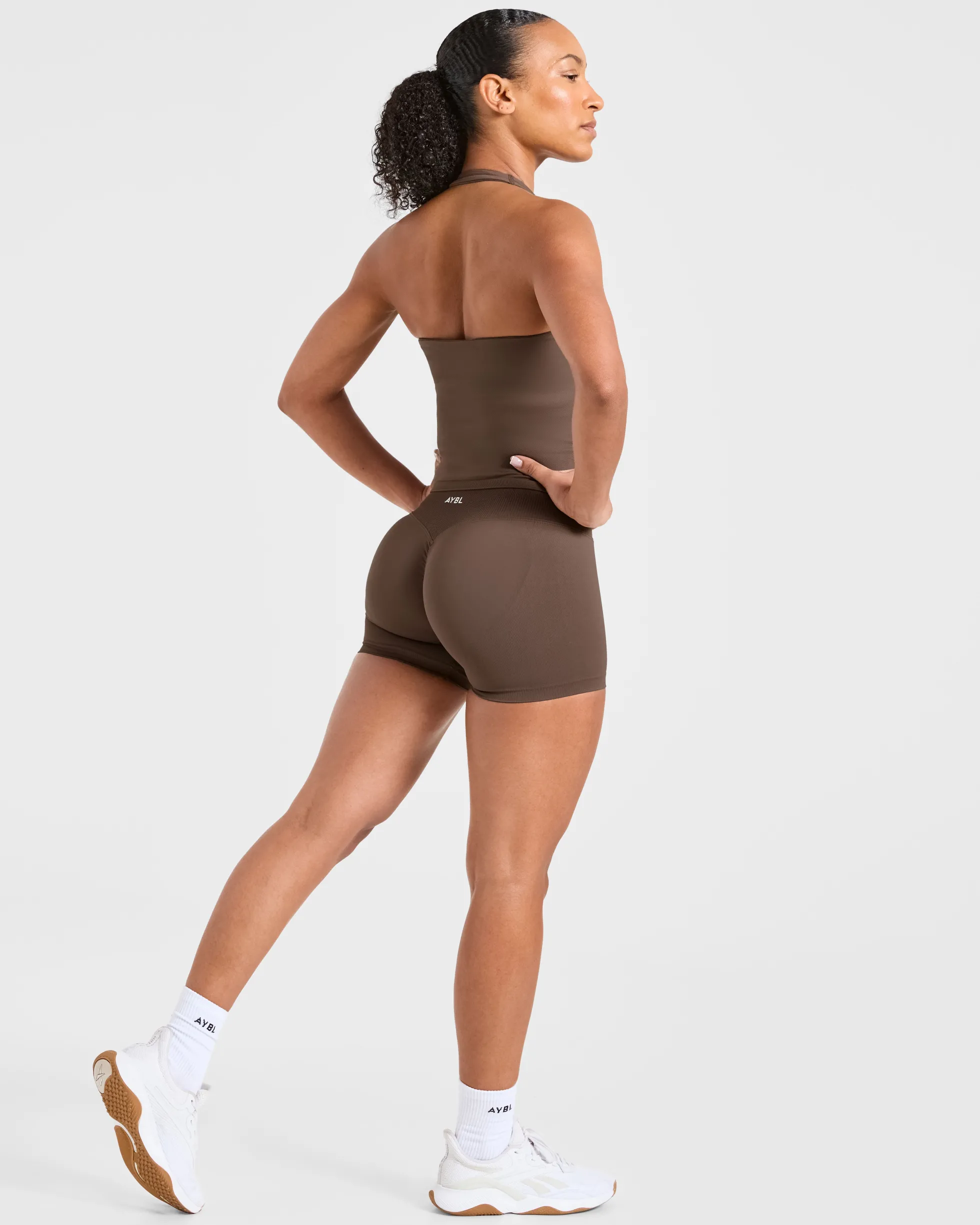 Enhance Seamless Halterneck Top