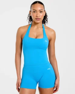 Enhance Seamless Halterneck Top