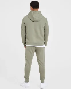 Essential Lightweight Zip Up Hoodie