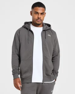 Essential Lightweight Zip Up Hoodie
