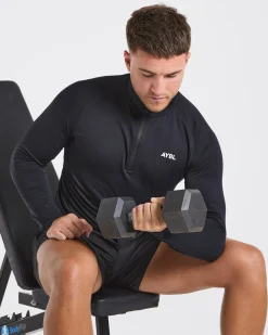 Essential Seamless 1/4 Zip Pullover