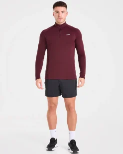 Essential Seamless 1/4 Zip Pullover