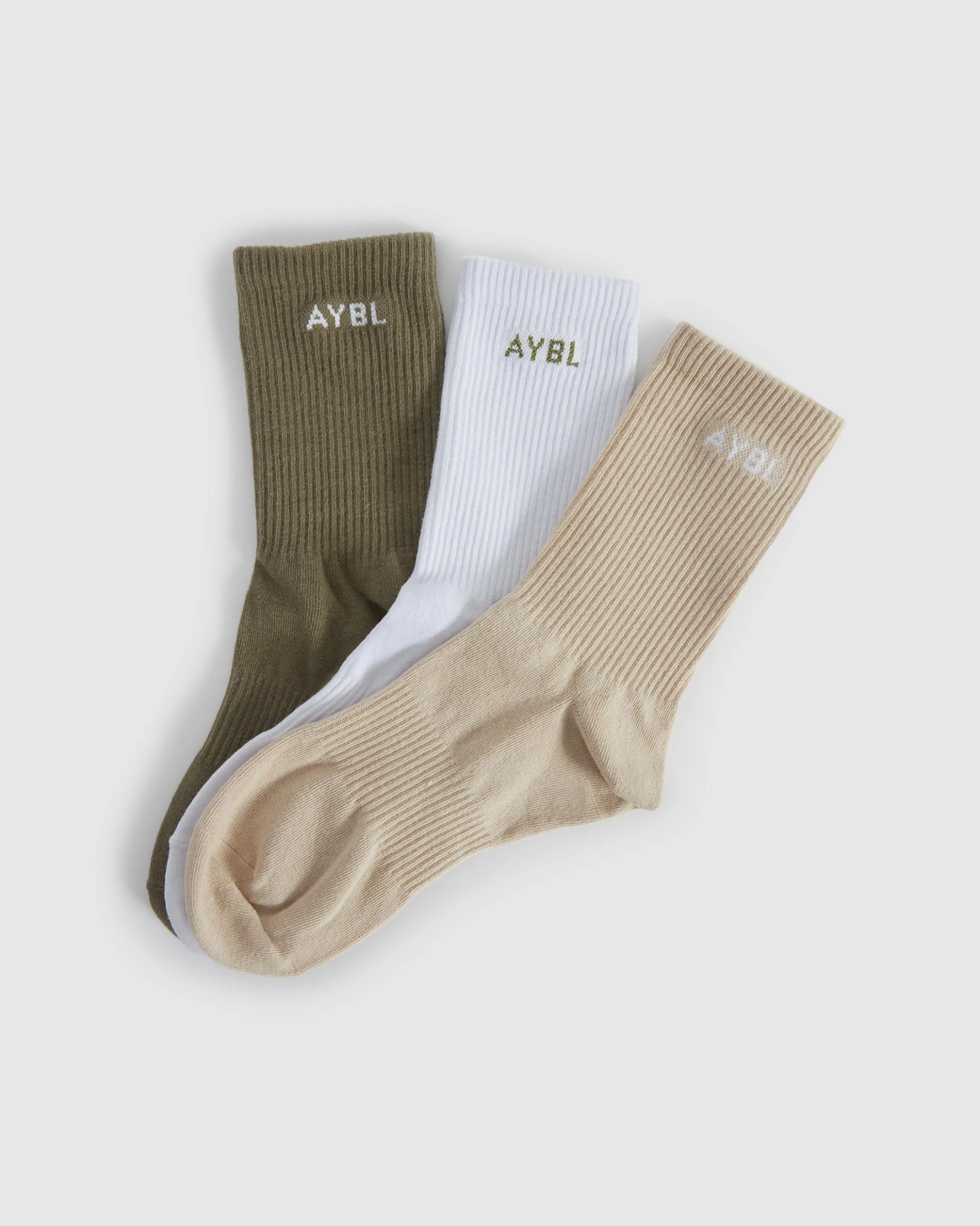 Everyday Crew Socks (3 Pack)
