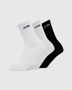 Everyday Crew Socks (3 Pack)