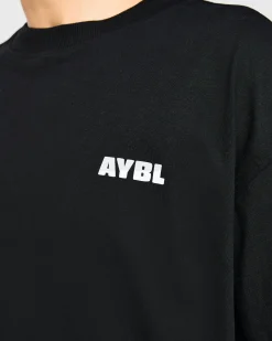 Focused Wavy Oversized T Shirt