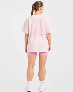 Gym Girl Era Oversized T Shirt