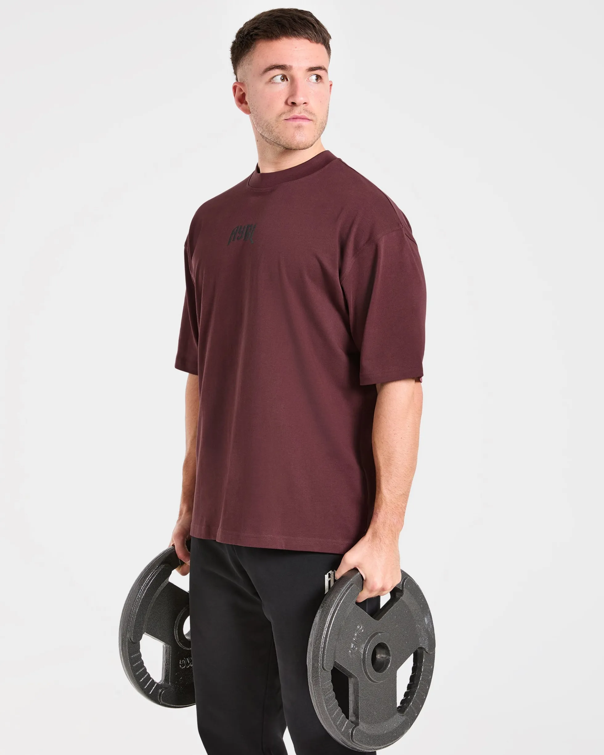 Heavy Lifting Gothic Oversized T Shirt