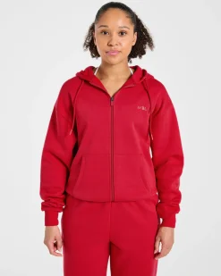 Lifestyle Oversized Zip Up Hoodie