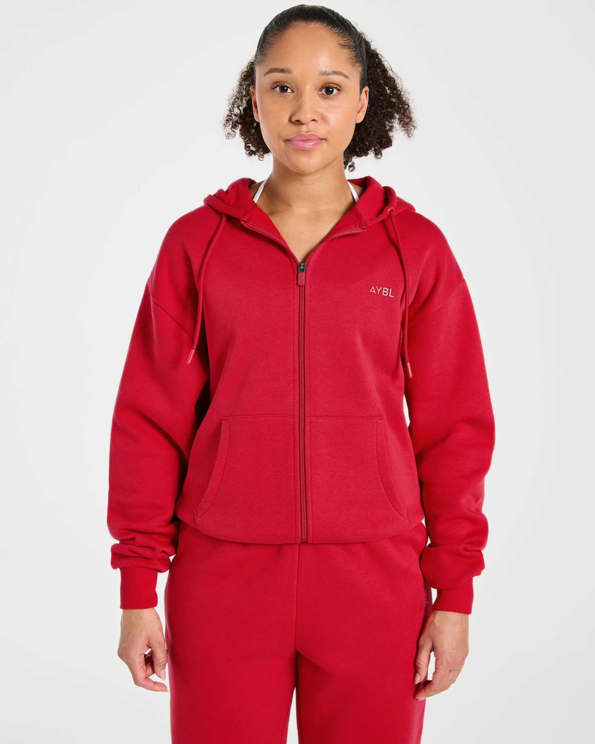 Lifestyle Oversized Zip Up Hoodie