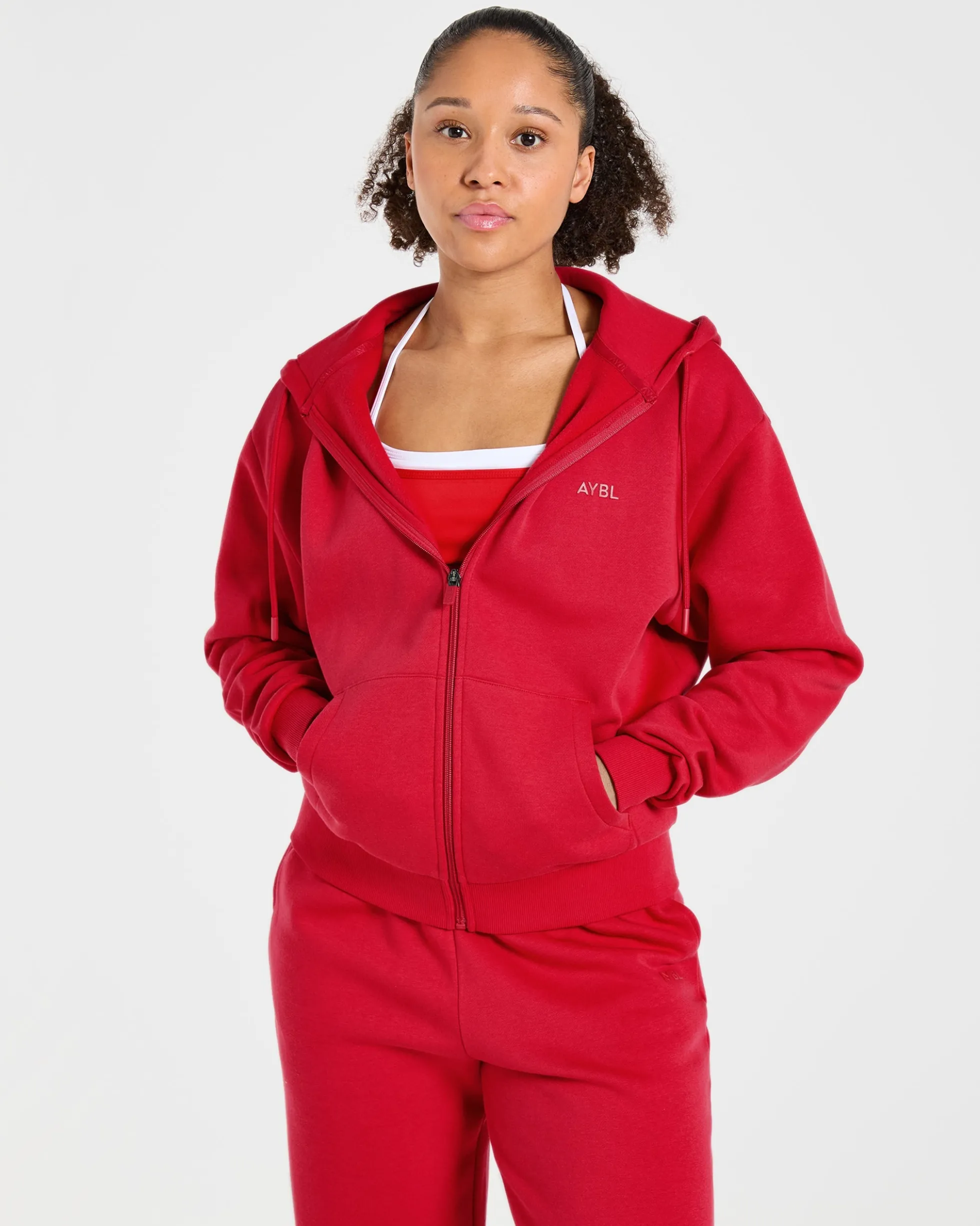 Lifestyle Oversized Zip Up Hoodie