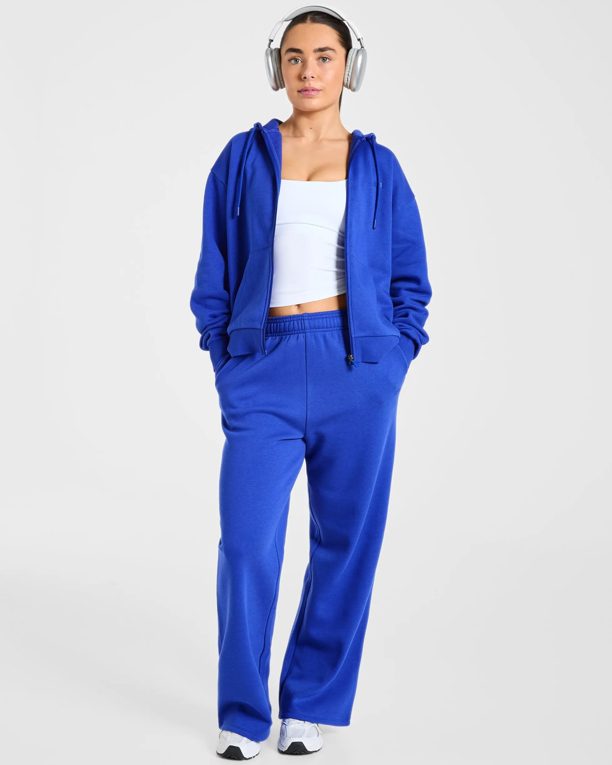 Lifestyle Oversized Zip Up Hoodie