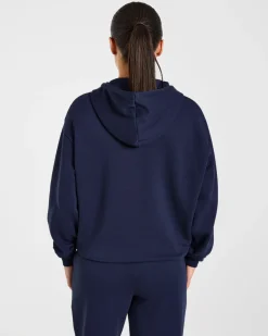 Lifestyle Oversized Zip Up Hoodie