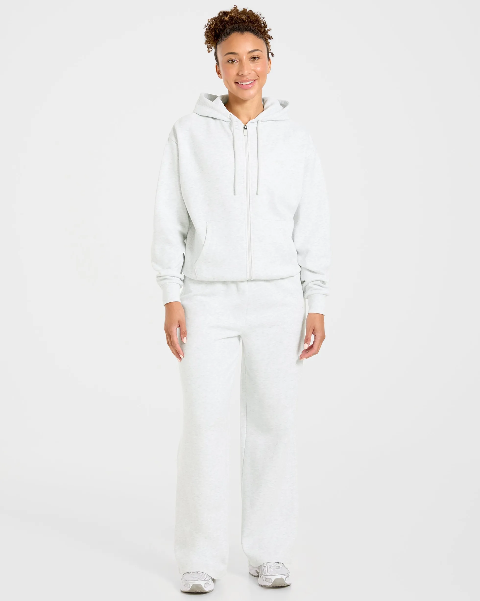 Lifestyle Oversized Zip Up Hoodie
