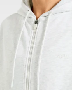 Lifestyle Oversized Zip Up Hoodie