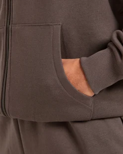 Lifestyle Oversized Zip Up Hoodie