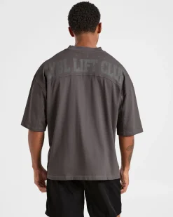 Lift Club Distressed Oversized T Shirt