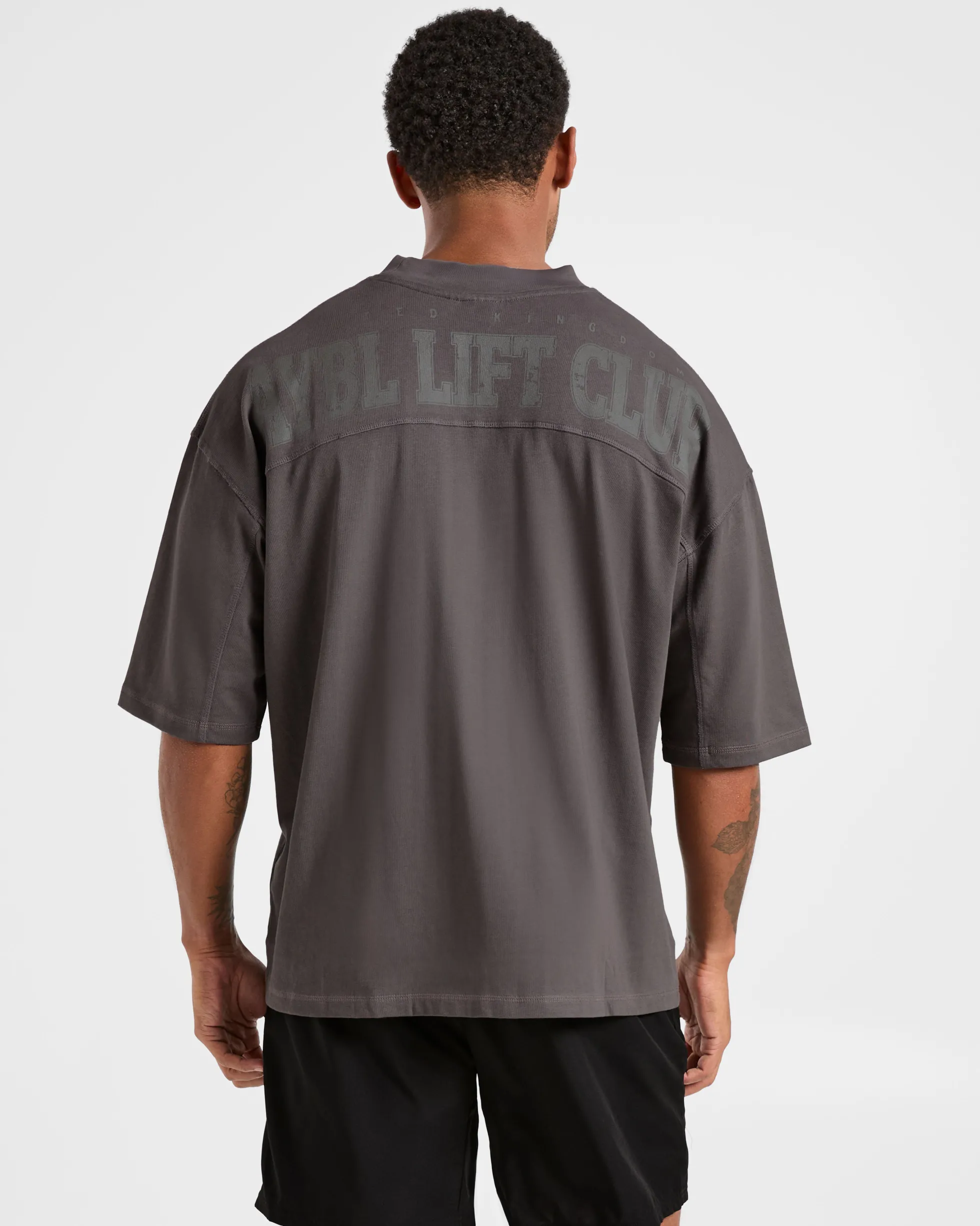 Lift Club Distressed Oversized T Shirt