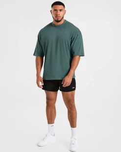 Lift Club Distressed Oversized T Shirt